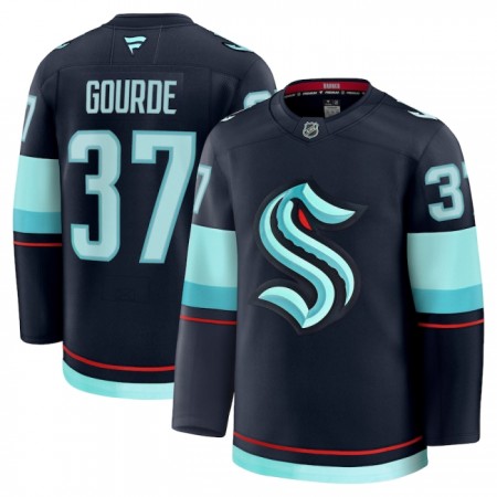 Maillot de Hockey Seattle Kraken Fanatics Premium Yanni Gourde 2024-25 Navy Domicile - Homme Maillot de Hockey Seattle Kraken Fanatics Premium Yanni Gourde 2024-25 Navy Domicile - Homme